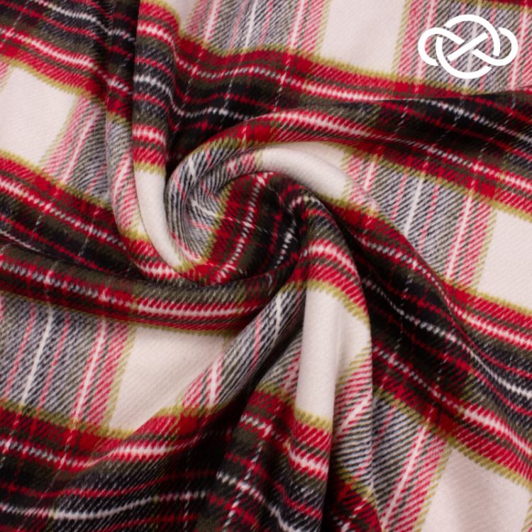 4382 Костюмная. Фланель. В клетку