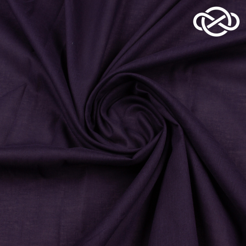 4446. Хлопок. Вуаль. Темно-синий от Tkani.site