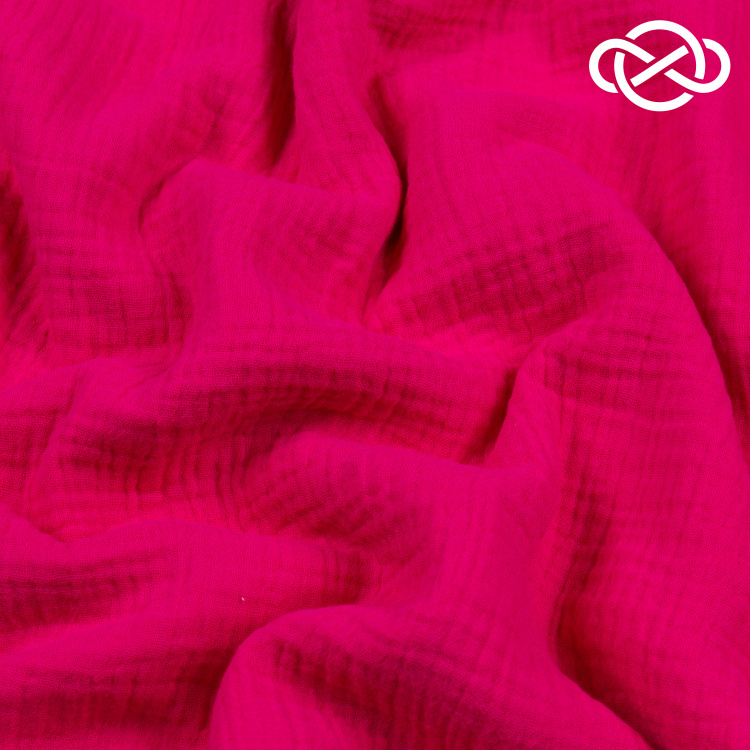 4453. Муслин. Двухслойный. Маджента - фото 1