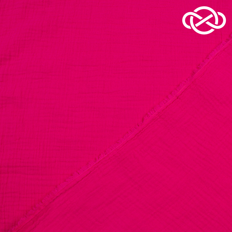 4453. Муслин. Двухслойный. Маджента - фото 2