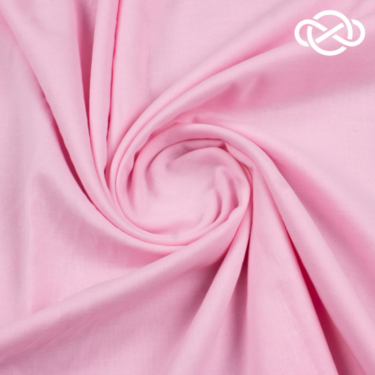 7298. Хлопок. Вуаль. Нежно-розовый.