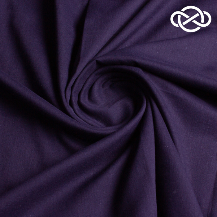 7300. Хлопок. Вуаль. Темно-синий.