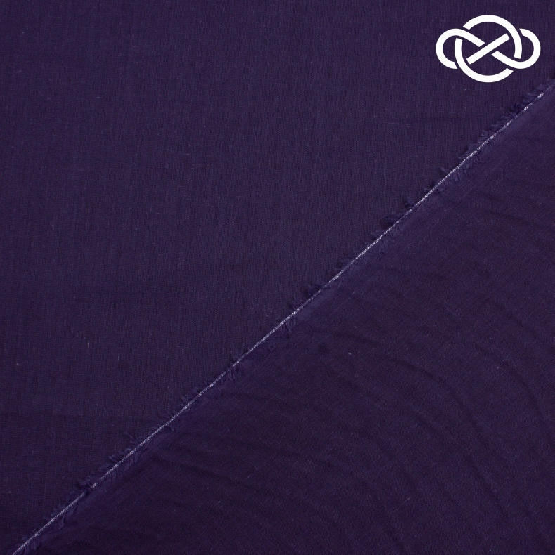 7300. Хлопок. Вуаль. Темно-синий. от Tkani.site