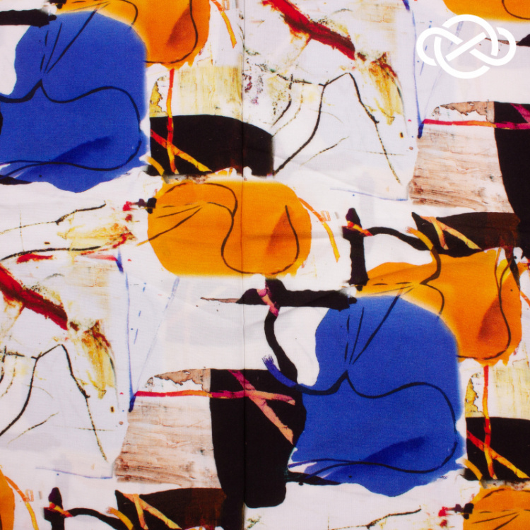 7315. Штапель. Принт.