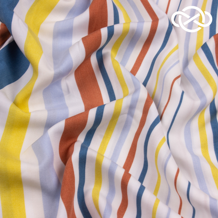 7316. Штапель. Принт. - фото 1