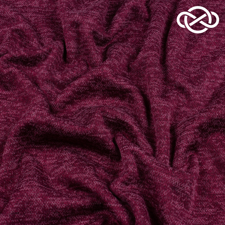 7330. Трикотажное полотно. Сандра. Меланж. - фото 1