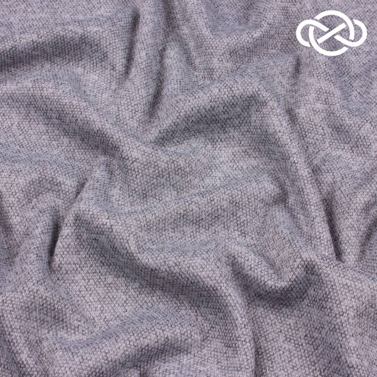 7332. Трикотажное полотно. Сандра. Меланж. - фото 1