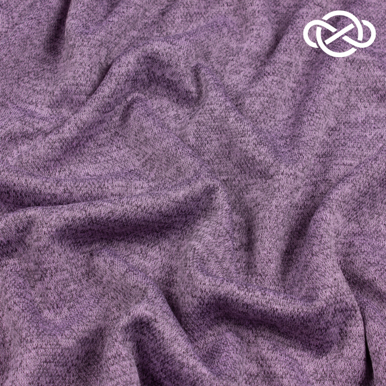 7338. Трикотажное полотно. Сандра. Меланж. - фото 1