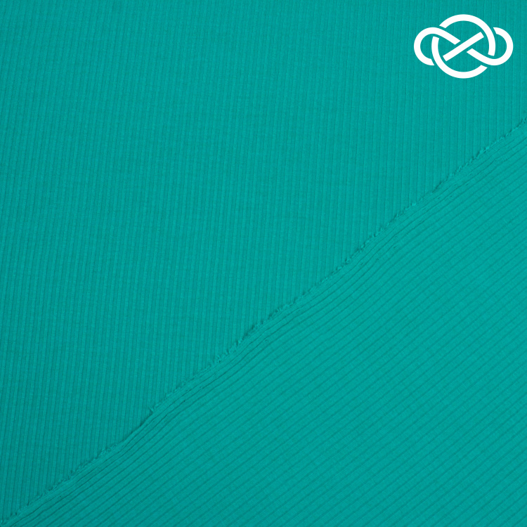 4485. Трикотажное полотно. Лапша. Виридиан - фото 2