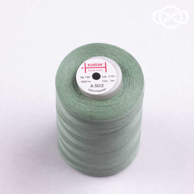 4497. Нитки швейные универсальные Euron.  A 50/2 №140 5000м/ Color 1594. Цена за 1шт - фото 1