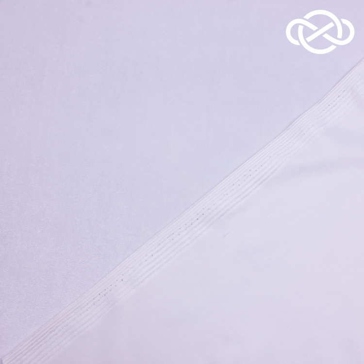 7343. Трикотажное полотно. Бархат. Белый. - фото 2