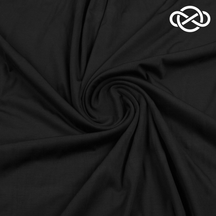 7361. Джерси 48 класс. Нейлон Roma. Черный.