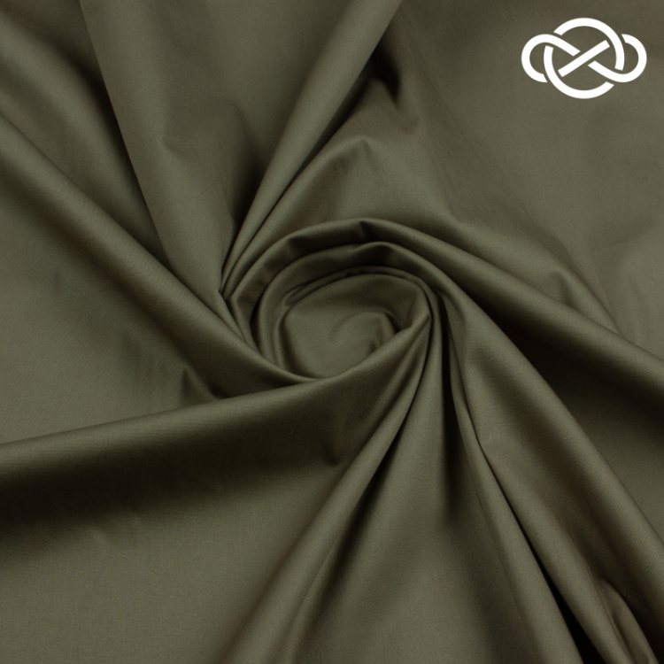 7374. Сатин. Хлопок. Оливка. Уценка!!!