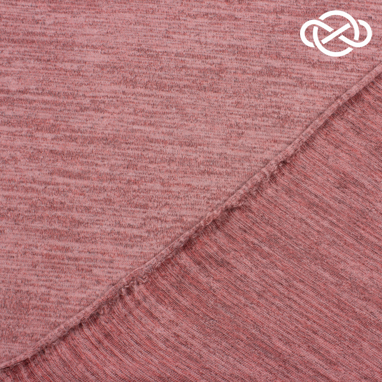 7404. Трикотажное полотно с фулировкой. Меланж. - фото 2