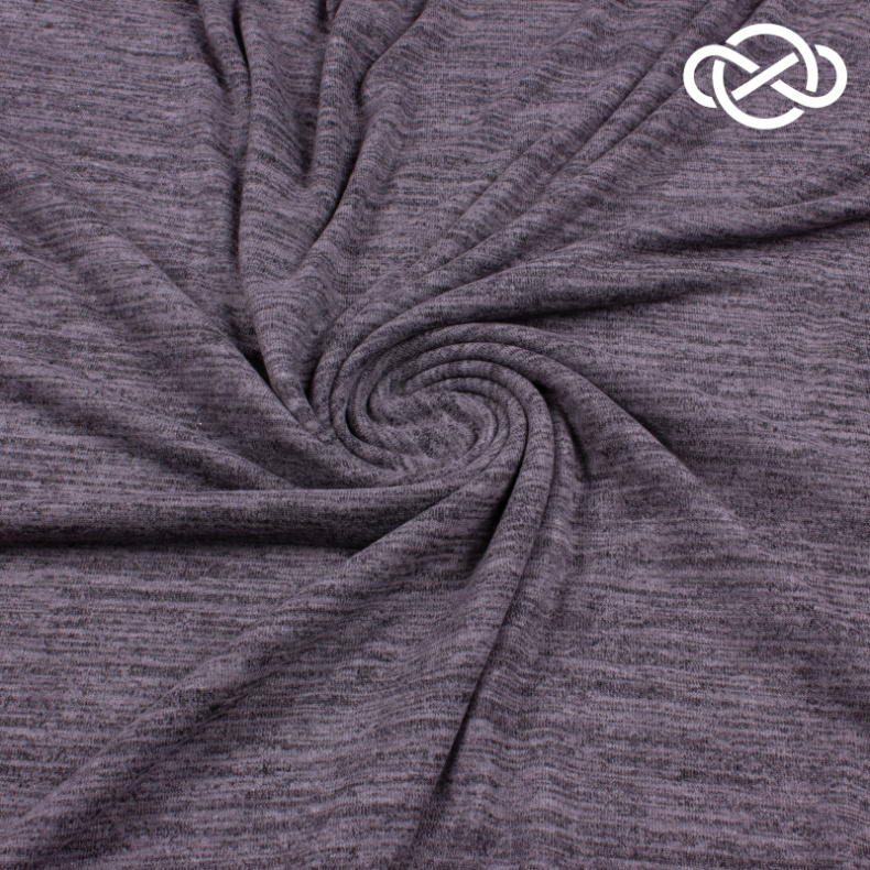 4544. Трикотажное полотно с фулировкой. Меланж от Tkani.site