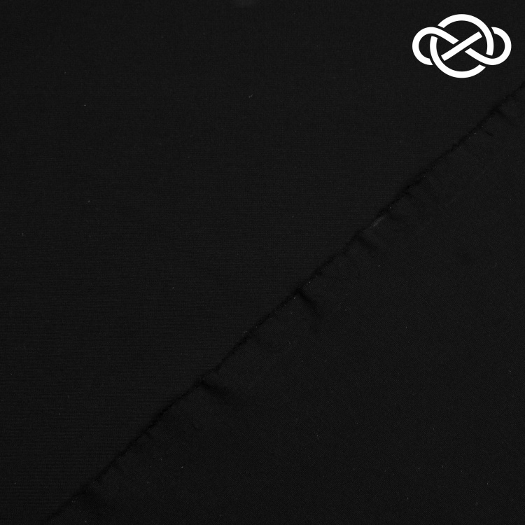 4550. Трикотажное полотно. Аллези. Черный - фото 2