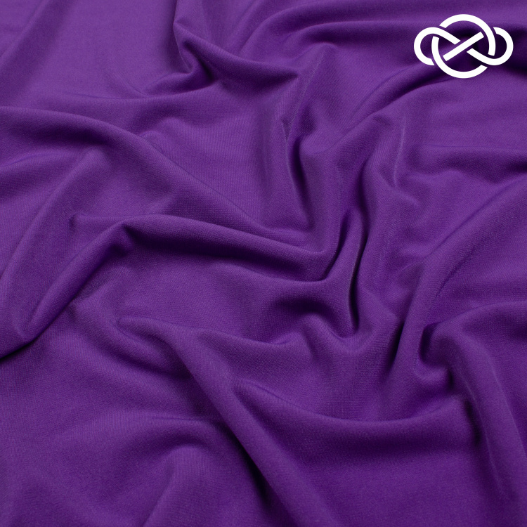 4554. Трикотажное полотно. Масло. Фиолетовый. Виола - фото 1