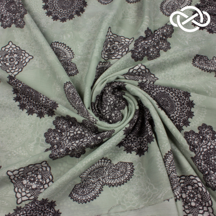 4569. Поплин. Принт