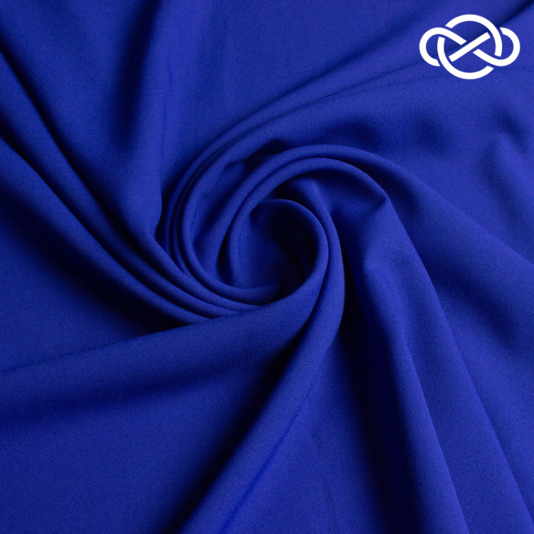 4575. Креп шифон. Василёк