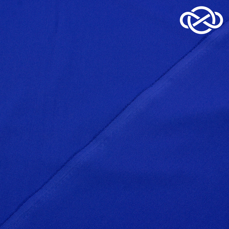 4575. Креп шифон. Василёк - фото 2