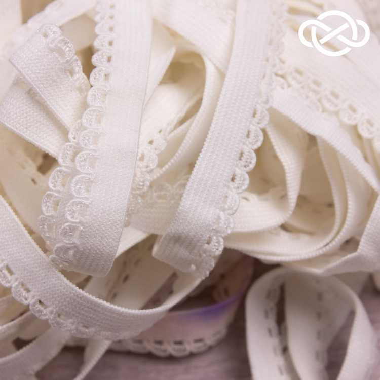 4607. Резинка бельевая декоративная 1см*10м (цена за упаковку). Уценка!!! - фото 1