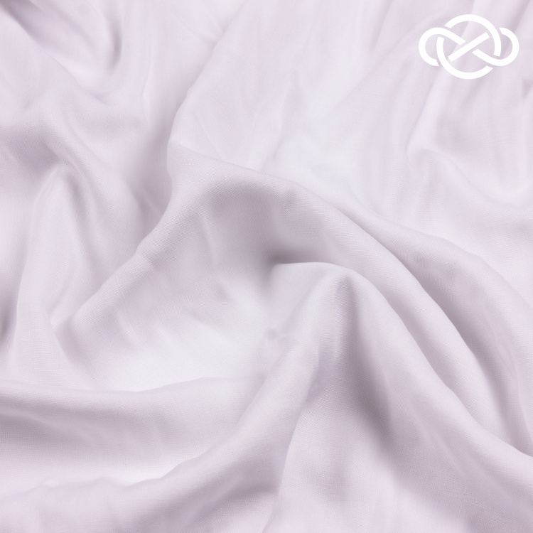 4611. Штапель вискоза. Белый. Брак!!! - фото 1