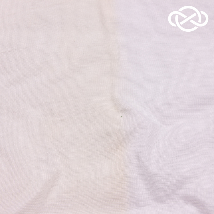 4611. Штапель вискоза. Белый. Брак!!! - фото 2