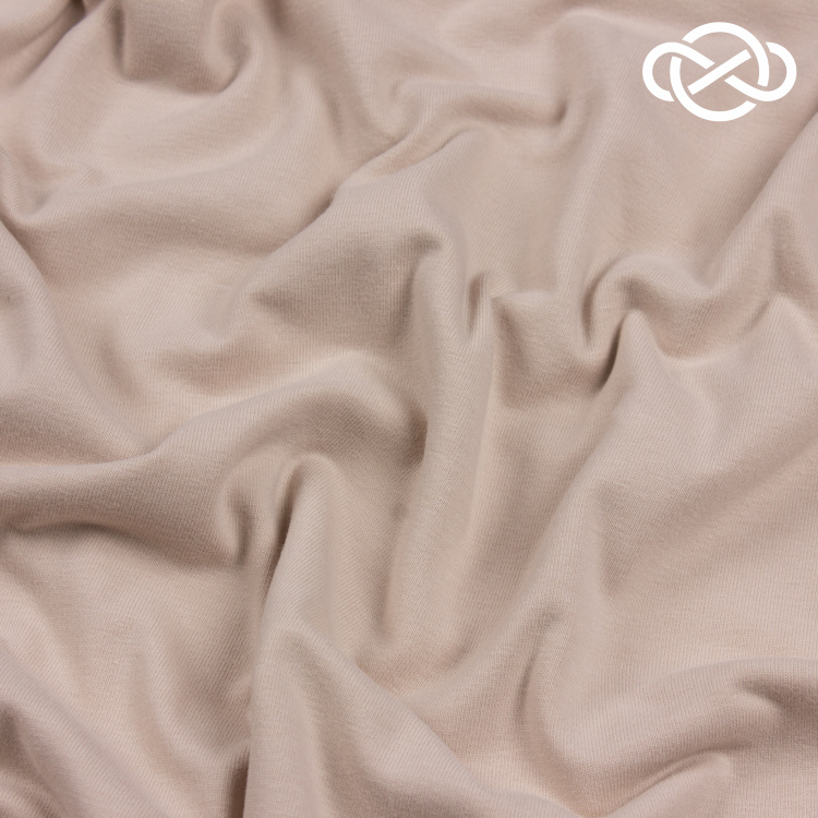 4622. Кулирная гладь. Компакт пенье. Теплый песок. Peach effect - фото 1