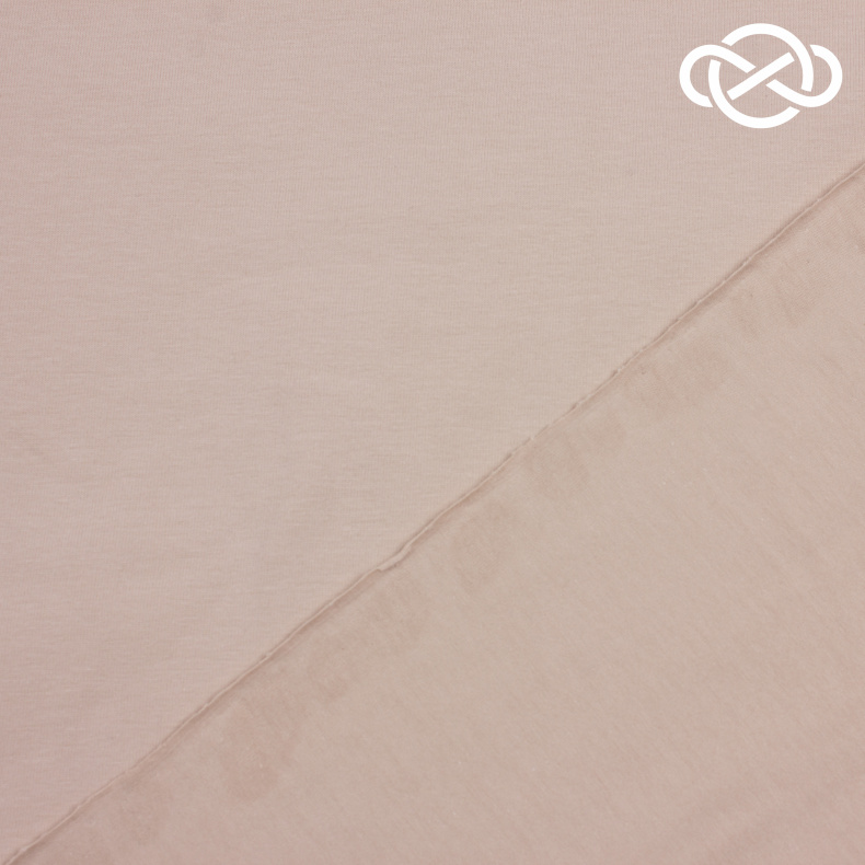 4622. Кулирная гладь. Компакт пенье. Теплый песок. Peach effect от Tkani.site