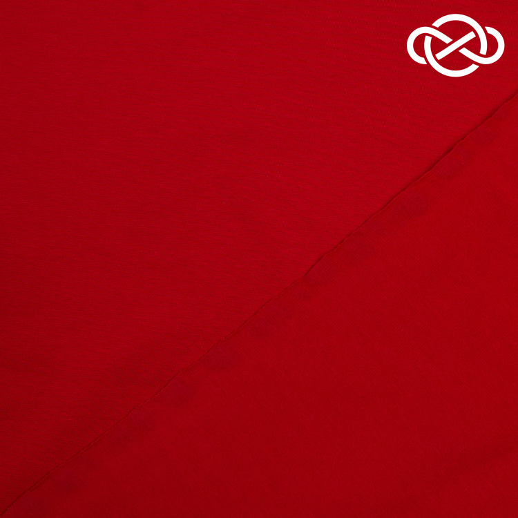 4625. Кулирная гладь. Компакт пенье. Красный - фото 2