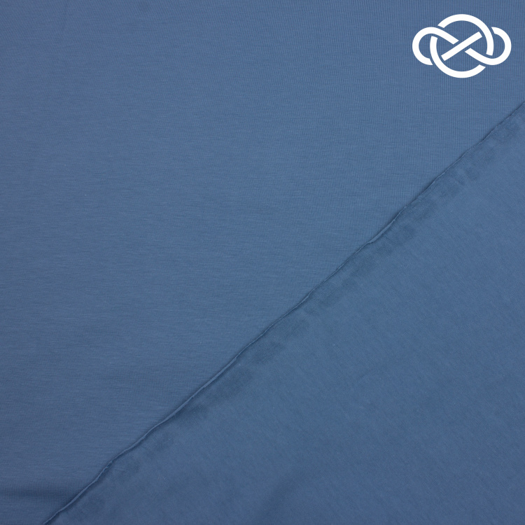 4628. Кулирная гладь. Компакт пенье. Адриатический синий - фото 2