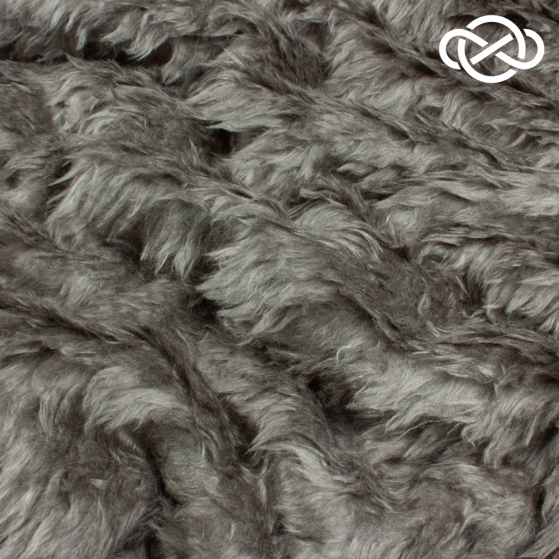 4636. Мех на трикотаже. Шерсть от Tkani.site
