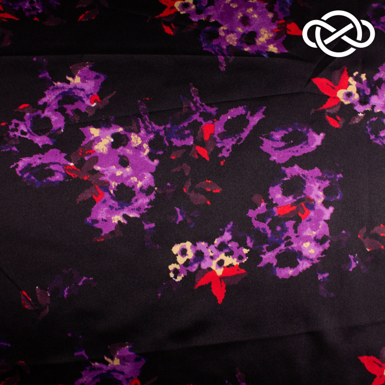 4641.  Атлас. Принт - фото 1