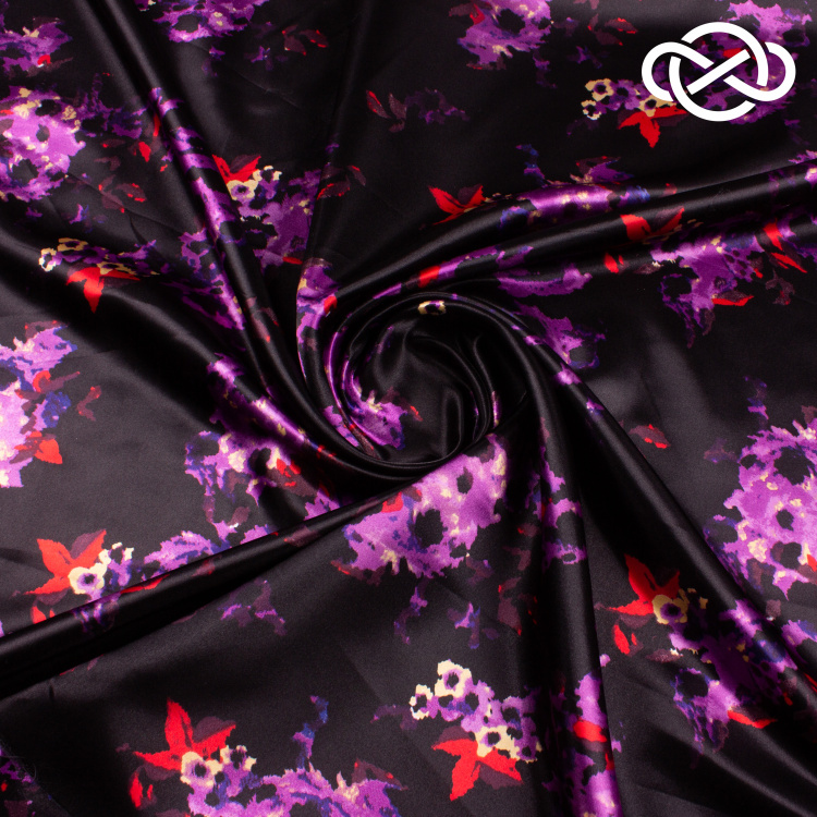 4641.  Атлас. Принт - фото 2