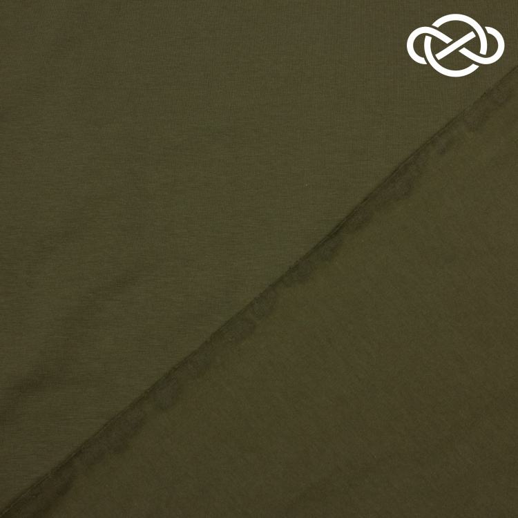 4646. Кулирная гладь. Компакт пенье. Хаки - фото 2