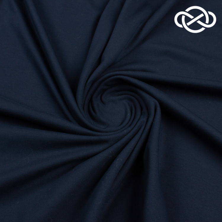 4647. Кулирная гладь. Компакт пенье. Темно-синий