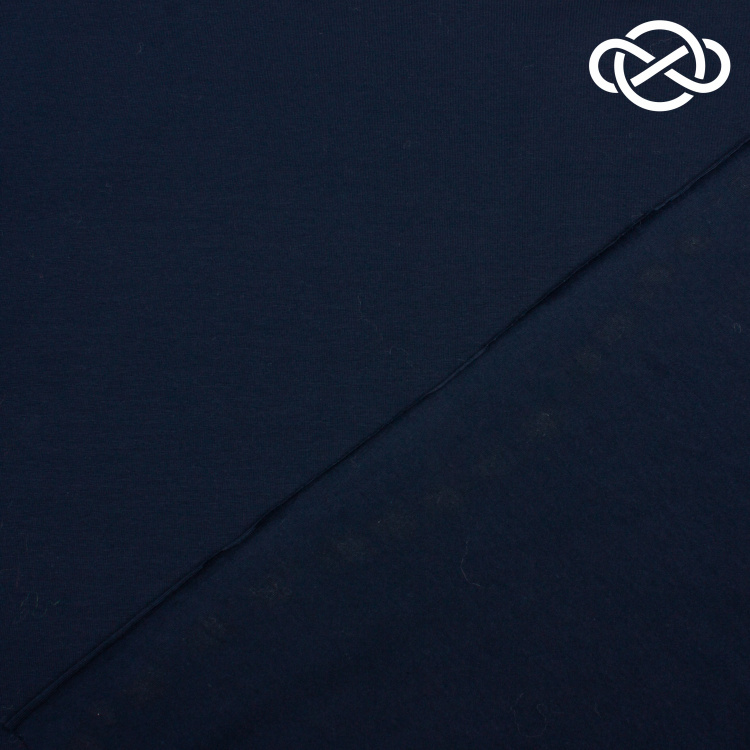 4647. Кулирная гладь. Компакт пенье. Темно-синий - фото 2