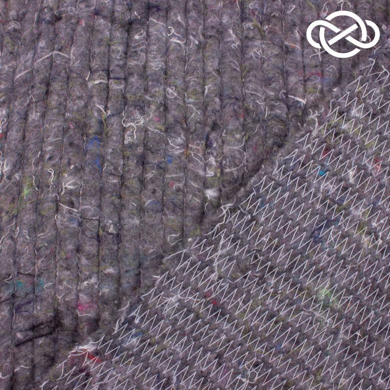 4653. Ватин полушерсть. Серый от Tkani.site