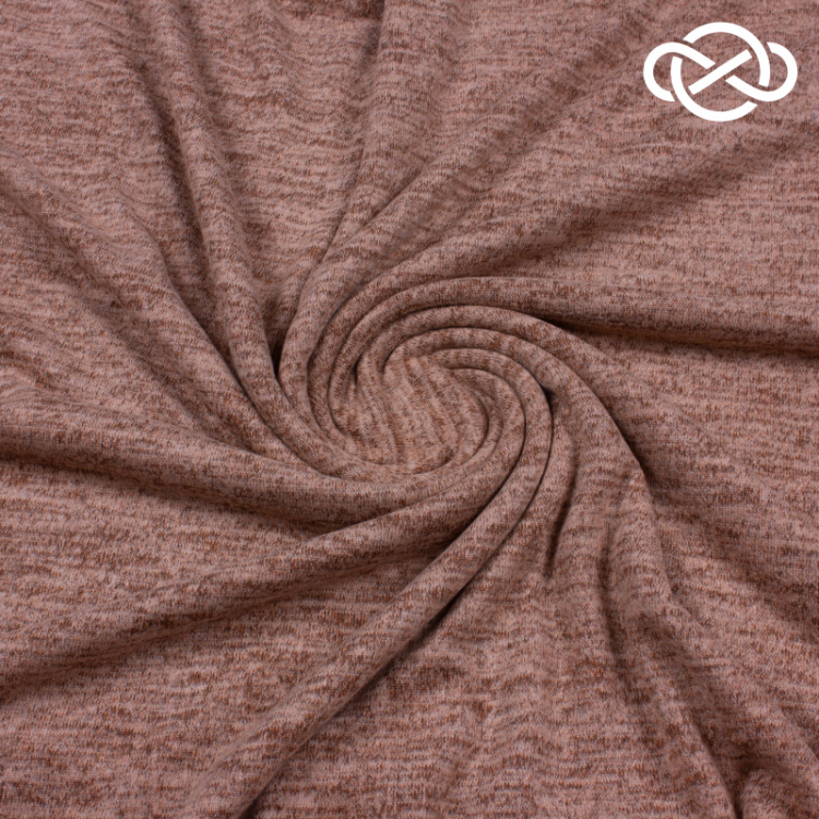 7430. Трикотажное полотно с фулировкой. Меланж. Уценка!!!