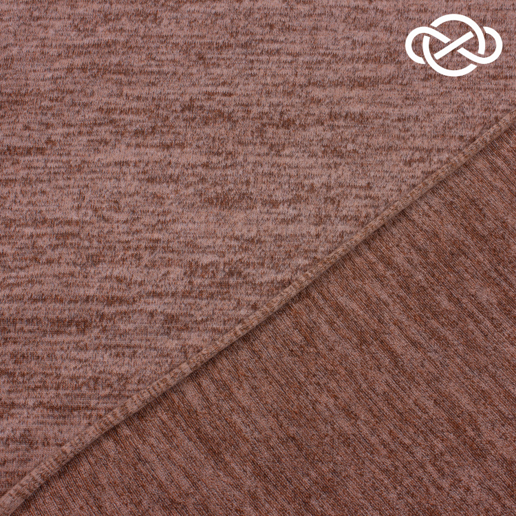 7430. Трикотажное полотно с фулировкой. Меланж. Уценка!!! - фото 2