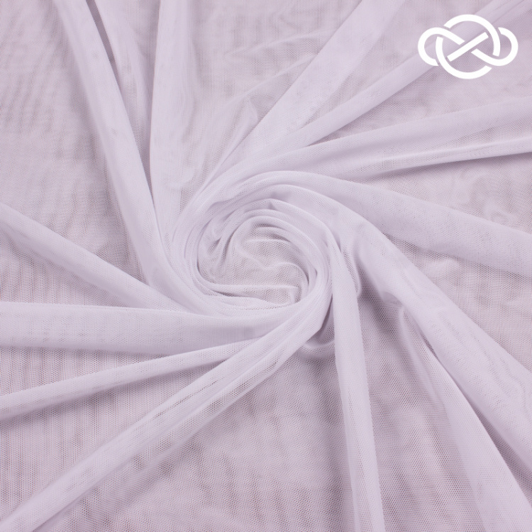 7450. Мягкая трикотажная сетка. Белый.