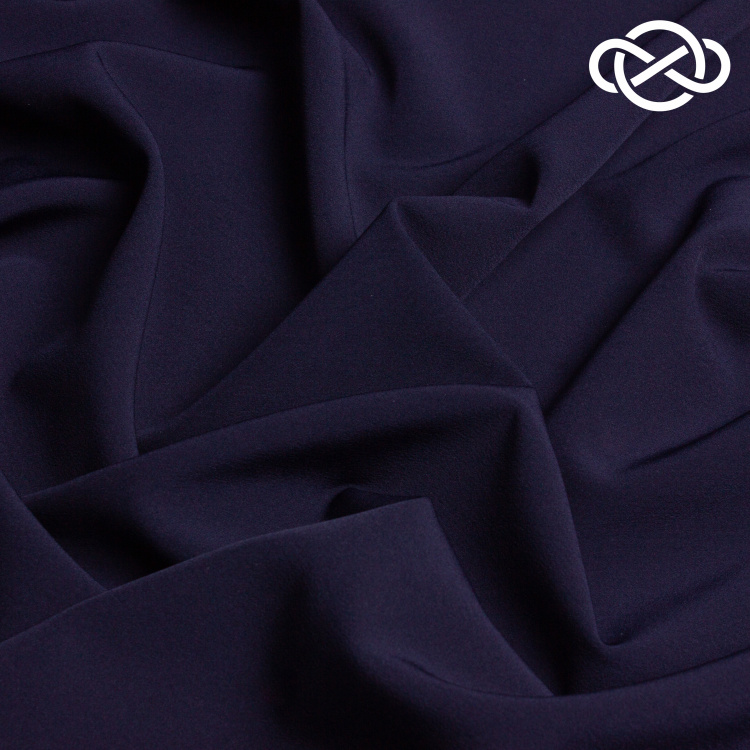 7451. Костюмно-плательная. Темно-синий. - фото 1