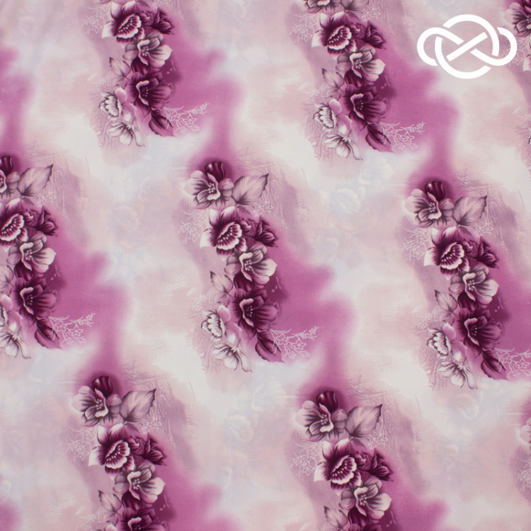 7478. Плательная. Принт.