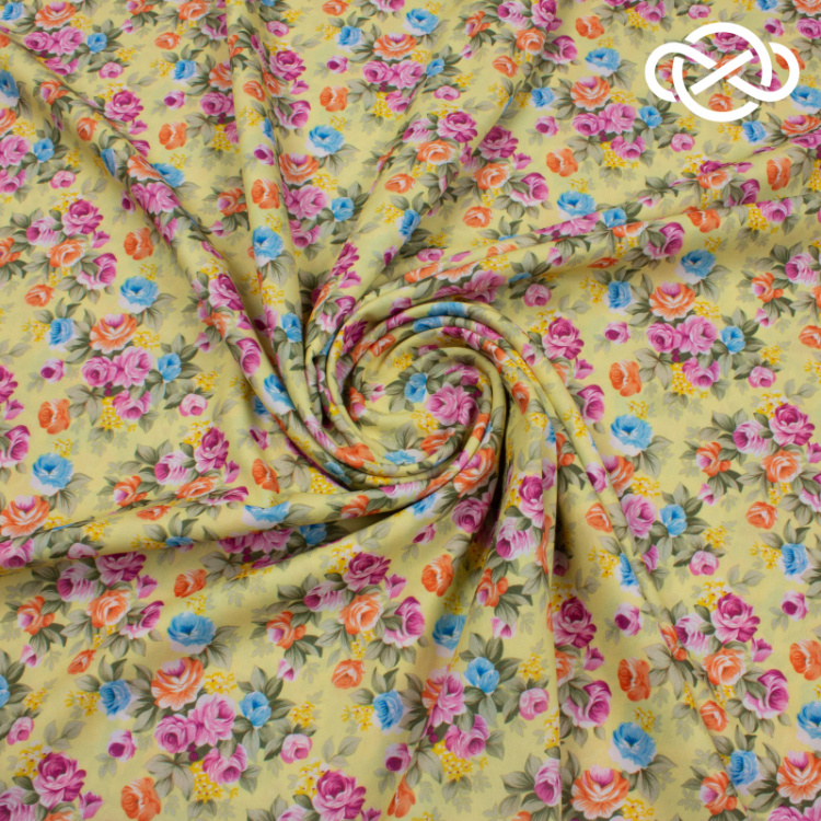 7482. Конкурс! Плательная. Креп. Принт.