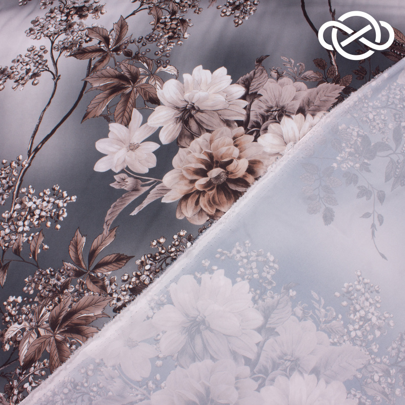 7486. Конкурс! Искусственный шелк. Армани. Принт. от Tkani.site