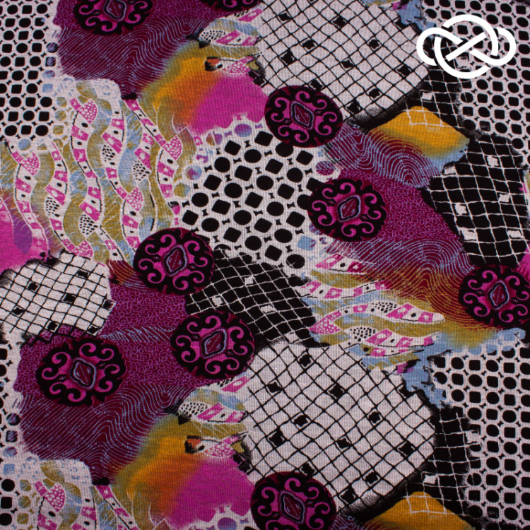 7492. Конкурс! Трикотажное полотно. Вискоза. Принт.