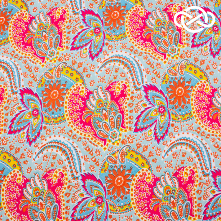 7499. Плательная. Креп. Принт.