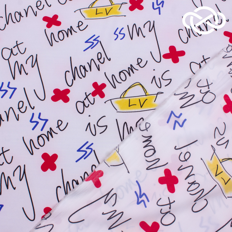 7500. Плательная Ниагара. Суперсофт. Принт. от Tkani.site