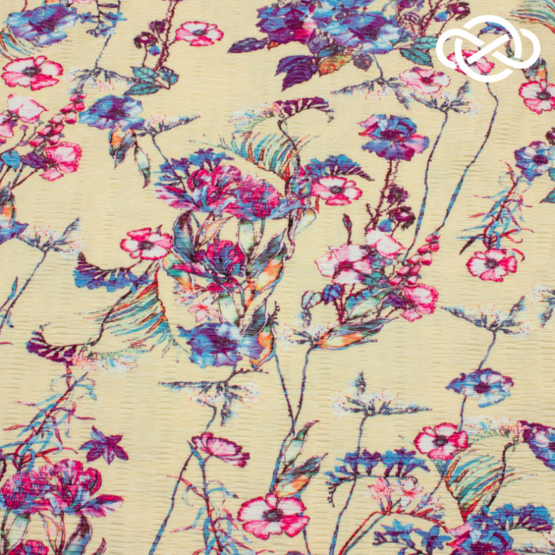 7509. Трикотажное полотно. Крэш. Принт. от Tkani.site