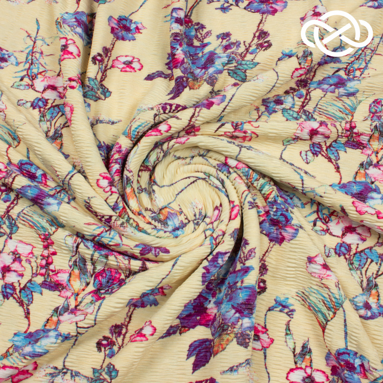 7509. Трикотажное полотно. Крэш. Принт. - фото 1